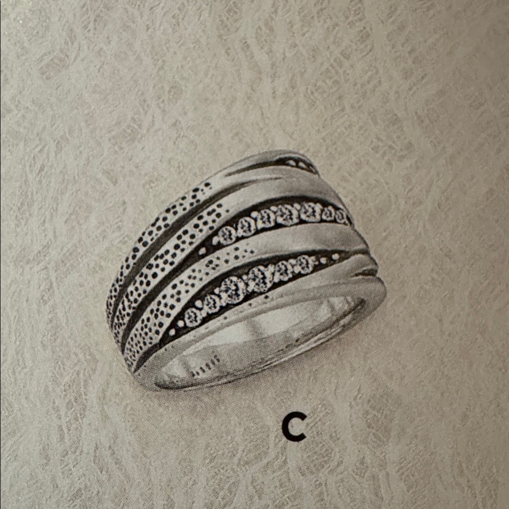 Silpada Organics Sterling Ring R2035 Size 4 - Picture 8 of 11